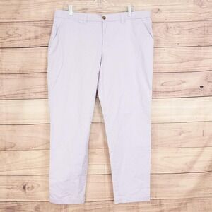 Gap Pants Womens 14 Purple Broken-In Straight Khakis Twill Stretch 38x29 Pockets